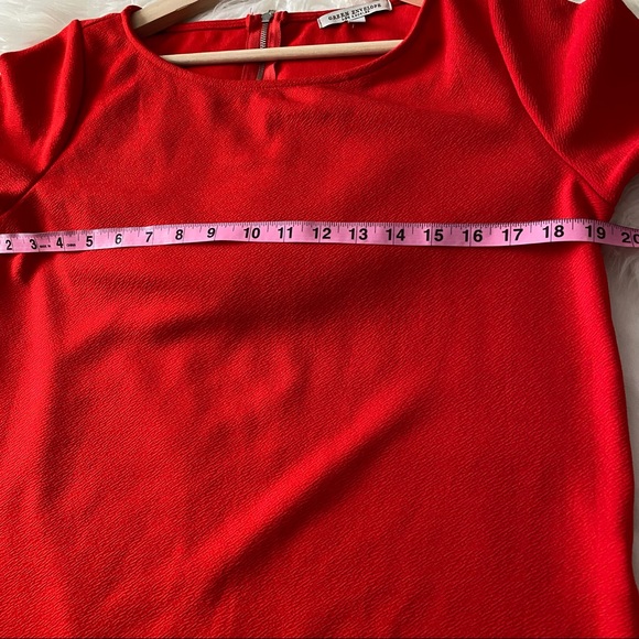 Red • Bell Sleeve Blouse - Picture 2 of 7